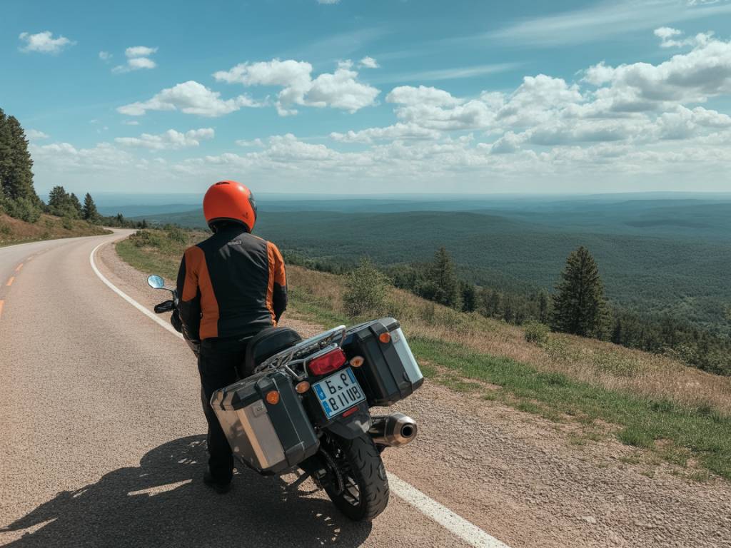 road trip moto auvergne 5 jours, itinéraire complet, hébergements et conseils pratiques